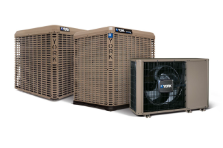 Groups of York Air Conditioners by size and efficiency to increase a homes functionality 