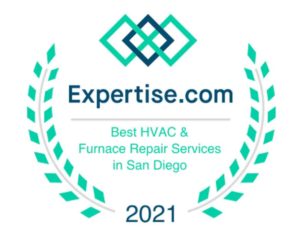Awarded The best HVAC and furnace repair company in La jolla by expertise.com