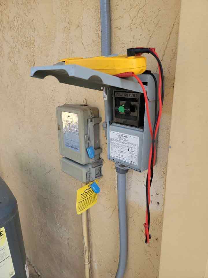 San diego ac repair of air conditioning electrical disconnect