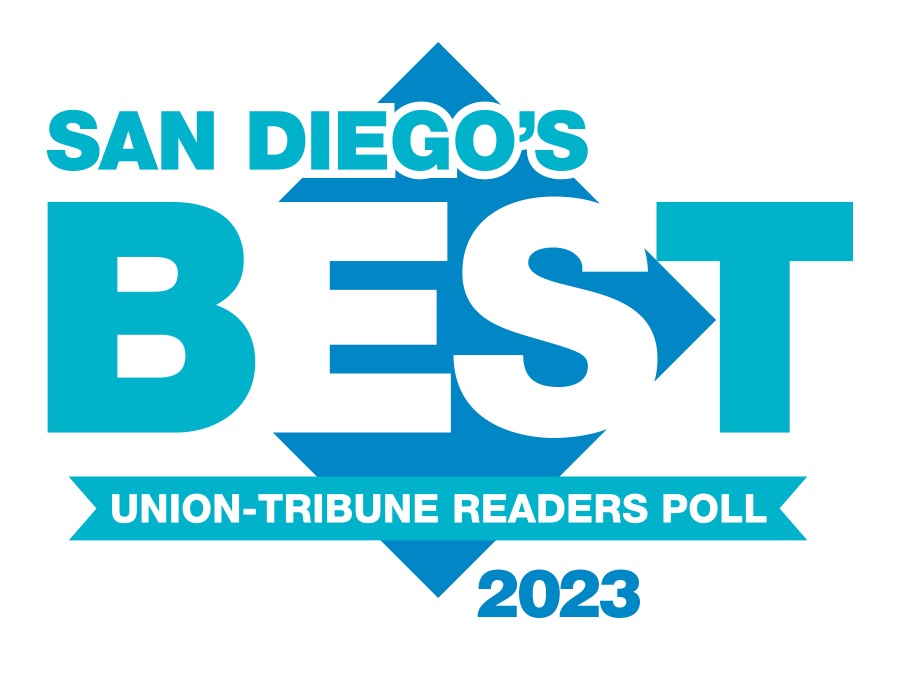 San Diego HVAC Company Best of 2023 Award logo from the union-tribune news paper