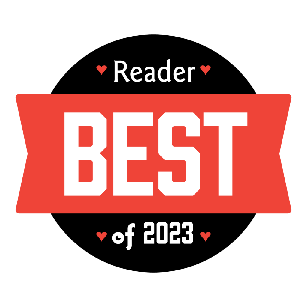 Voted Best heating and air compay of 2023 by the san diego reader magazine logo